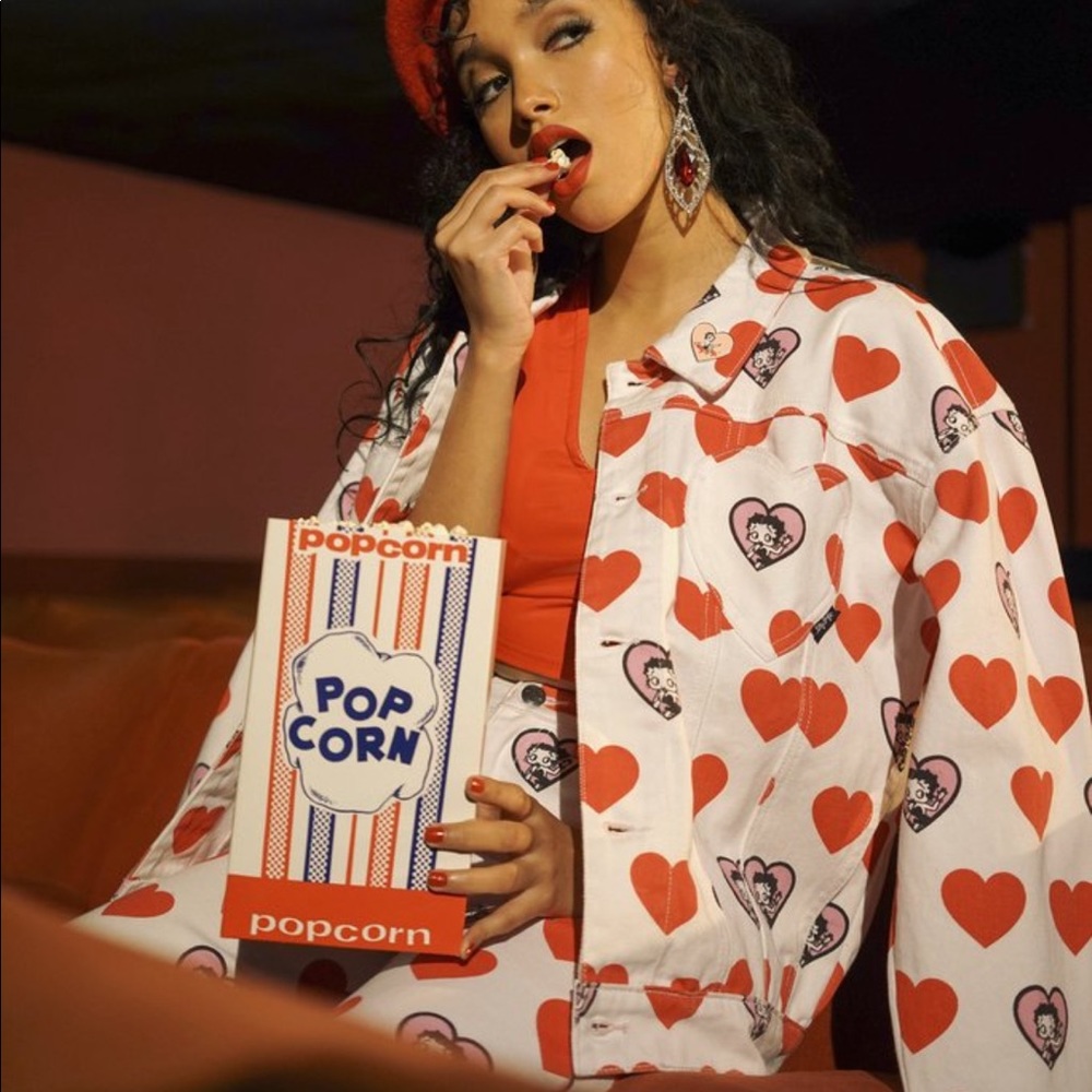 Lazy oaf X Betty Boop denim jacket